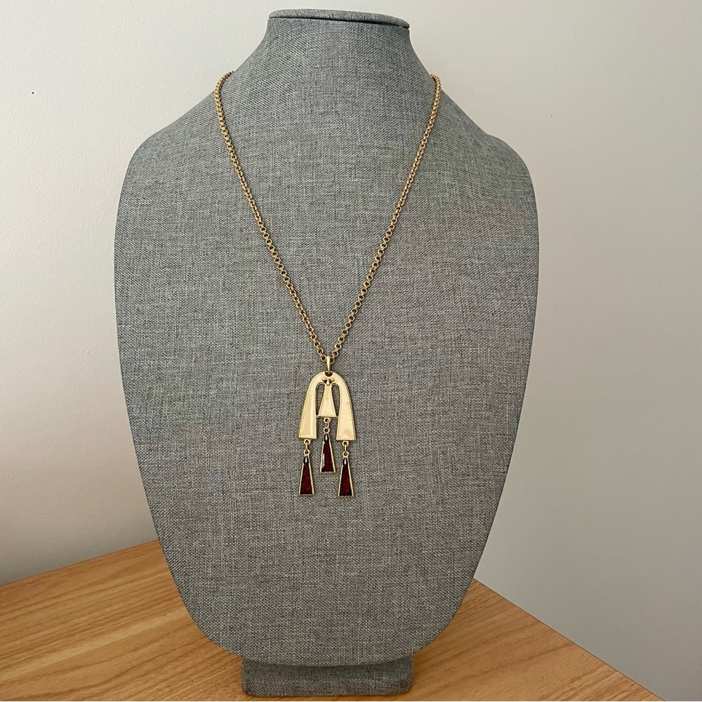 Joel E. Mazer Jewellery Limited Vintage Long Chain Necklace with Pendant
